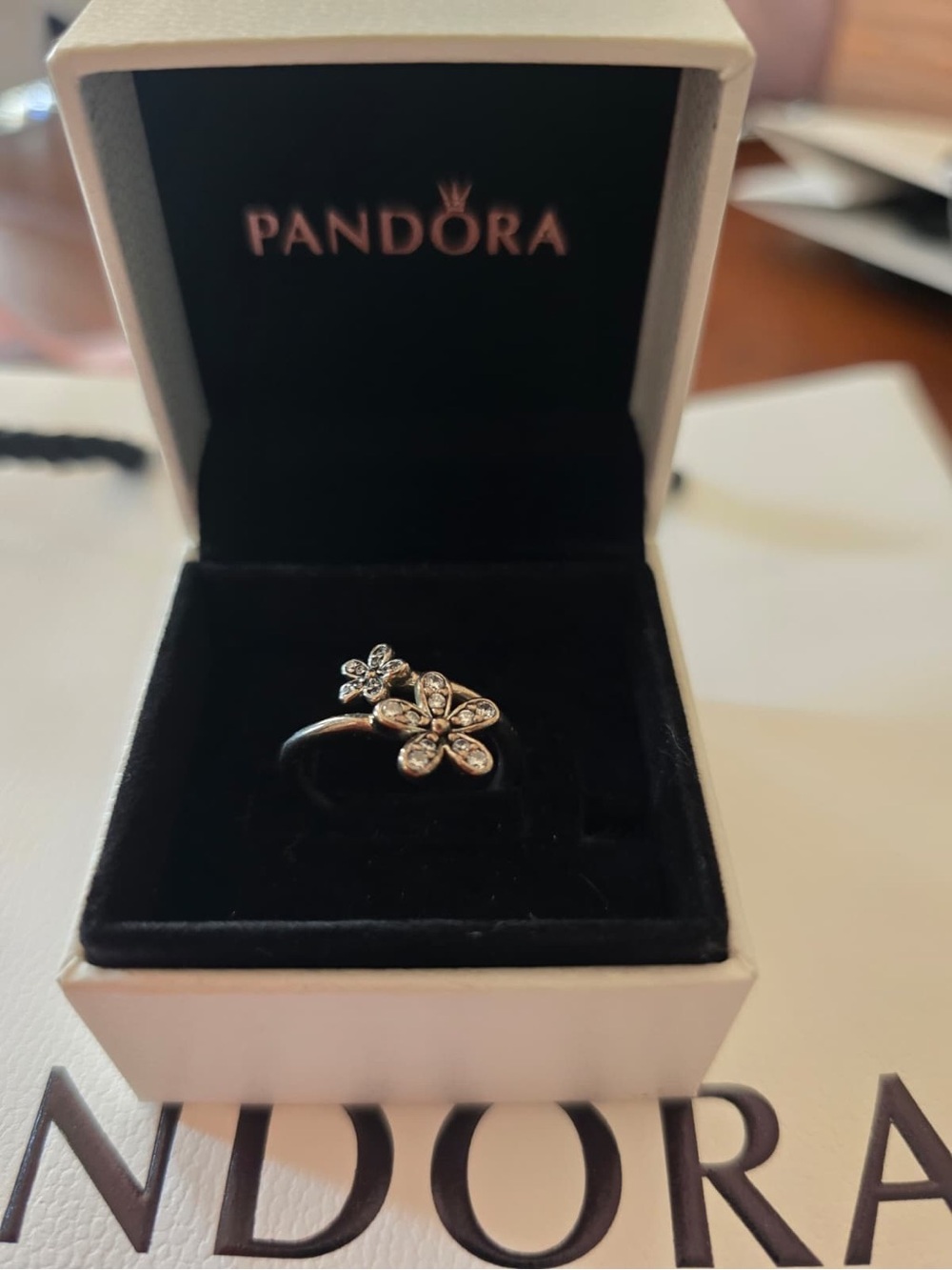 ❤️ Pandora Ring. Brand New With Box. Adjustable Size. Size 7